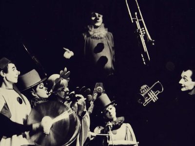 Knoflik (Il Bottone), mimodramma grottesco di Ladislav Fialka, compagnia Divadlo Na Zabradli, Praga. Teatro Sistina, Roma, 28 aprile 1969, Fondo Teatro Club, Biblioteca Statale Antonio Baldini, Roma.